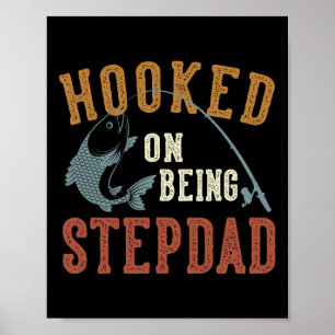 Póster Estancado en el Día de la Pesca del Padre