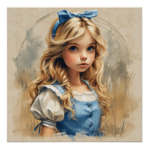 Póster Estancia Encantadora de Alicia: Caprichos de Wonde