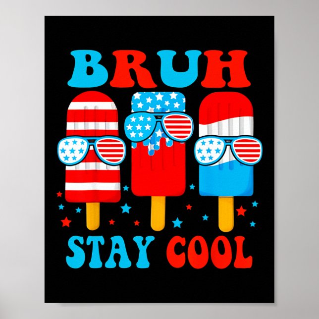 Póster Estancia Guay 4 de julio Popsicle Boys Hombres Ban (Frente)