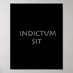 Póster Estancia indicativa