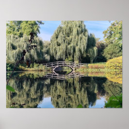 Póster Estanque de sauce de Amsterdam