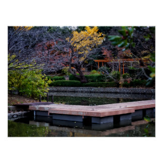 Póster Estanque Japonés