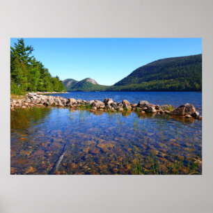 Póster Estanque Jordan I en el Parque Nacional Acadia