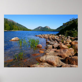Póster Estanque Jordan II en el Parque Nacional Acadia