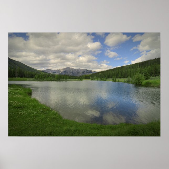 Póster Estanques en cascada (Frente)