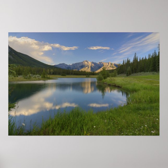 Póster Estanques en cascada (Frente)