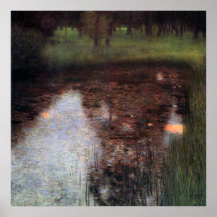 Póster Estanques tranquilos en los terrenos del castillo