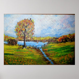 Póster Estanques y árboles, Abita Springs