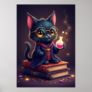 Póster Estante de lectura de Dark Academia BookTok Poción