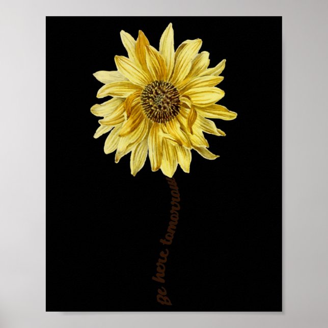 Póster 'Estar aquí mañana' Conciencia de la prevención de (Frente)