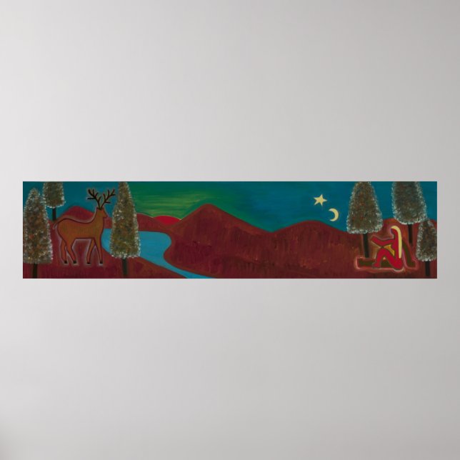 Póster Estar en Escocia con mis pensamientos 2009 (Frente)