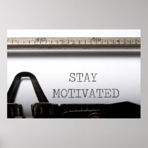 Póster Estar motivado