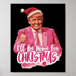 Póster Estaré en casa para Navidades3