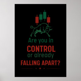 Póster ¿Estás en Control? – Disciplina del Trader