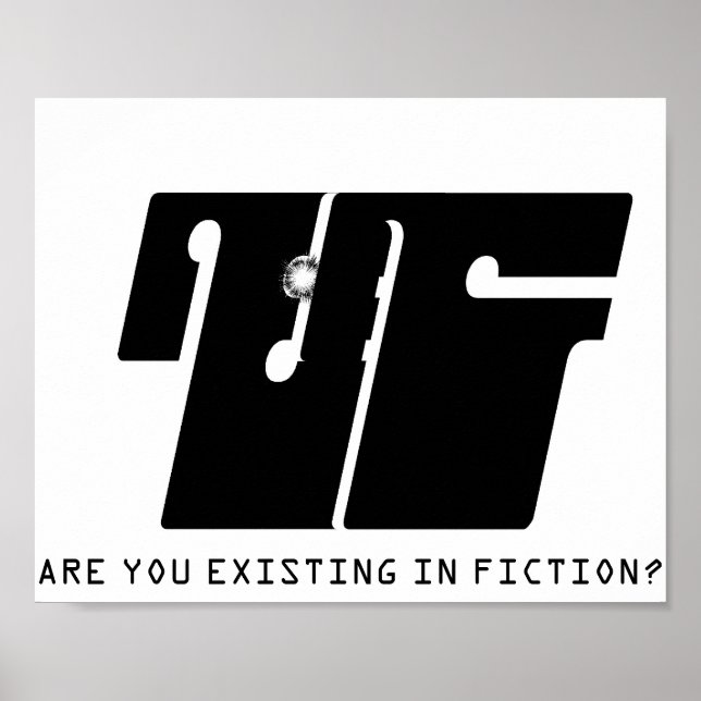 PÓSTER ¿ESTÁS EXISTIENDO EN FICCIÓN? (Frente)