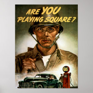 Póster ¿Estás Jugando A La Plaza?