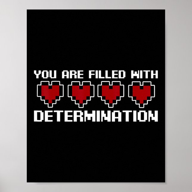 Póster Estás Lleno de Determinación -  (Frente)