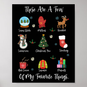 Póster Estas Son Algunas De Mis Cosas Favoritas.