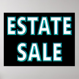Póster Estate Sale