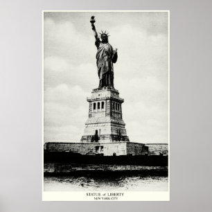 Póster Estatua 1898 de la libertad