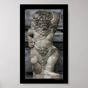 Póster Estatua balinesa