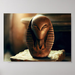 Póster Estatua de Alien Egipcia