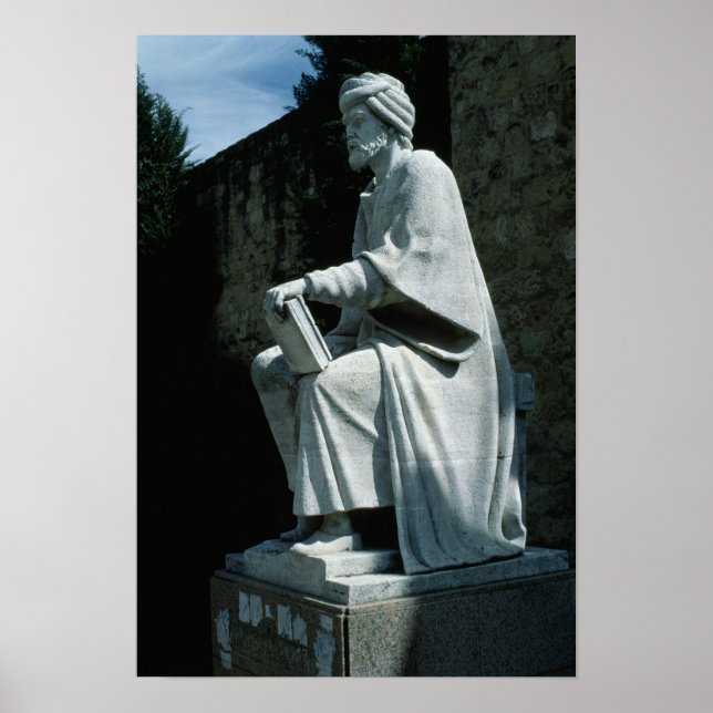 Póster Estatua de Averroes (Frente)