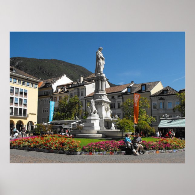 Póster Estatua de Bolzano Italia (Frente)