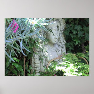 Póster Estatua de Buda