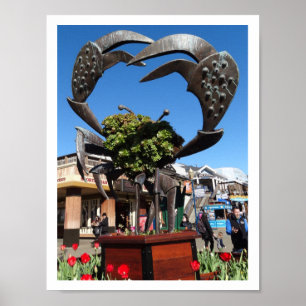 Póster Estatua de cangrejo #1-2 de San Francisco Pier 39,
