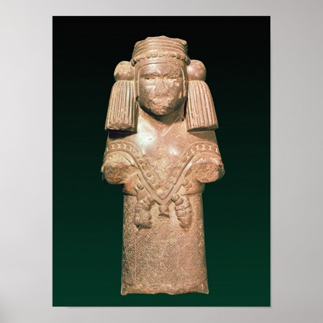 Póster Estatua de Coatlicue, tierra antigua y madre (Frente)