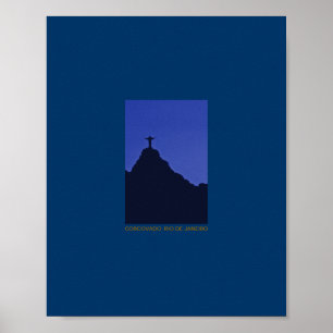Póster Estatua de Cristo Redentor - Ciudad RJ
