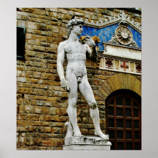 Póster Estatua de David, Florencia, Poster de Italia