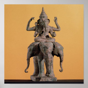 Póster Estatua de dios hindú Ganesh