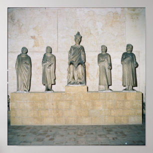 Póster Estatua de Enrique VII, Santo emperador romano