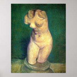 Póster Estatua de escayola Torso femenino por Vincent van