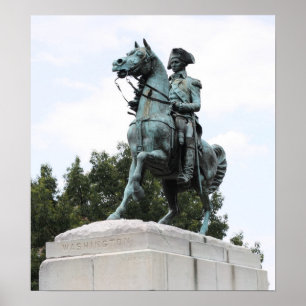 Póster Estatua de George Washington, Washington Circle
