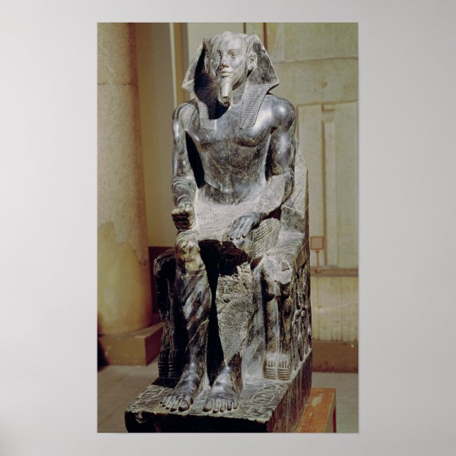 Póster Estatua de Khafre (Frente)