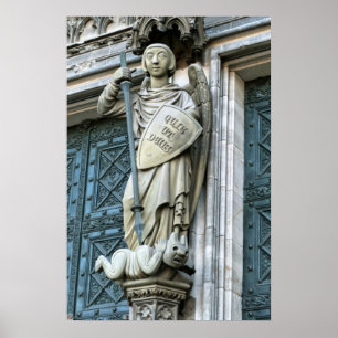 Póster Estatua de la Catedral de Colonia
