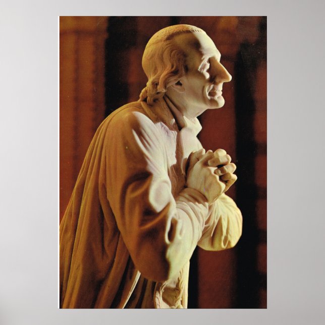 Póster Estatua de la Cure d'Ars (Frente)