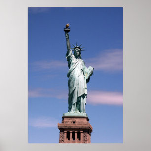 Póster Estatua de la fotografía de la libertad