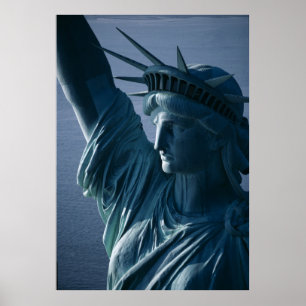 Póster Estatua de la fotografía del primer de la libertad