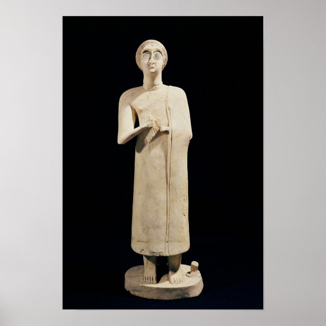 Póster Estatua de la Gran Diosa, de Tell Asmar (Frente)