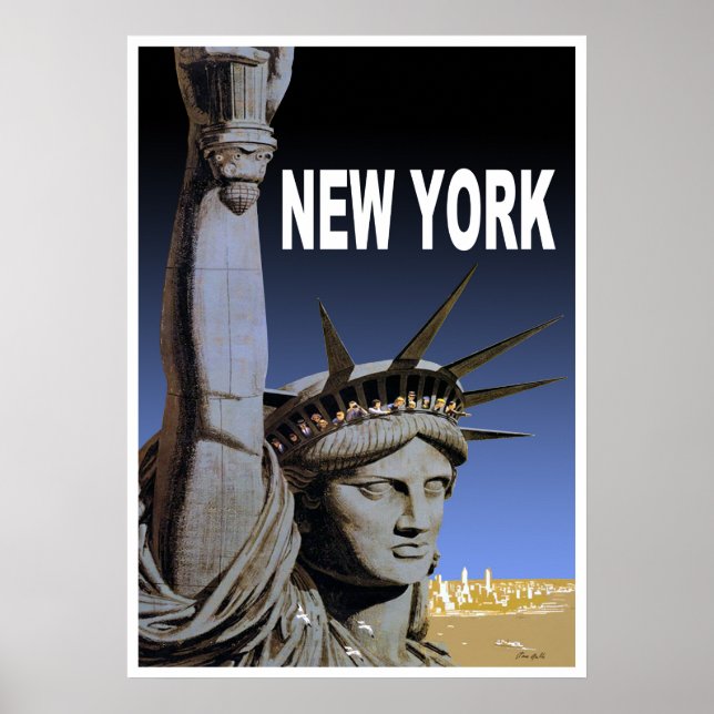 Póster Estatua de la Libertad (Frente)