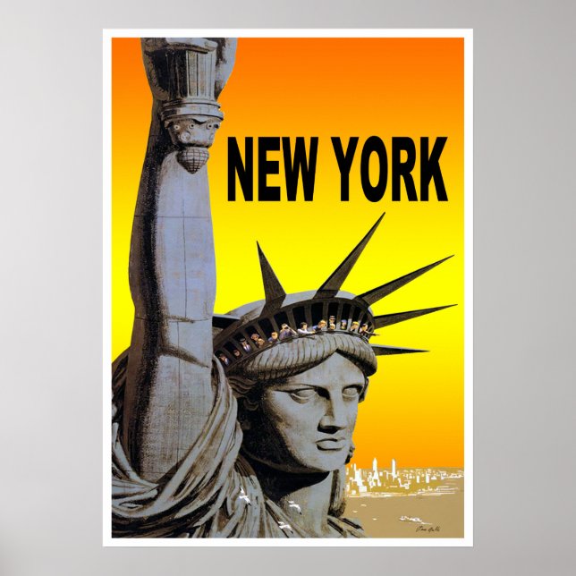 Póster Estatua de la Libertad (Frente)