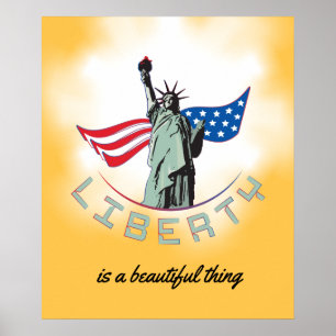 Póster Estatua de la Libertad