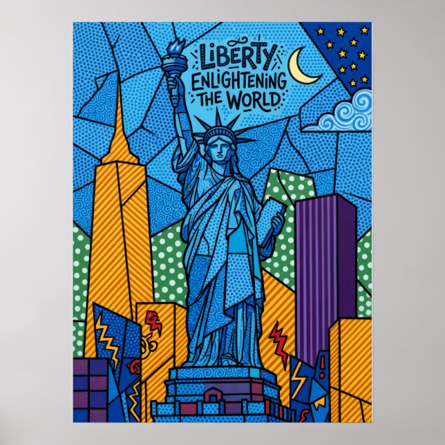 PÓSTER ESTATUA DE LA LIBERTAD (Frente)