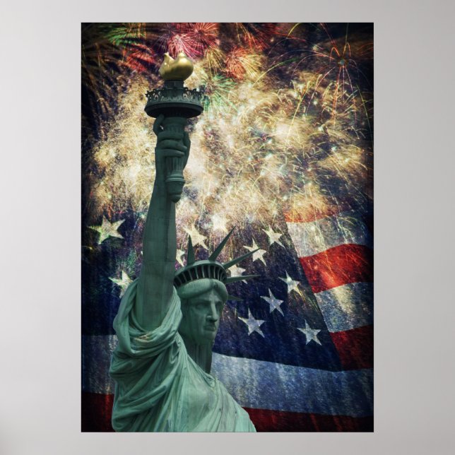 Póster Estatua de la Libertad (Frente)