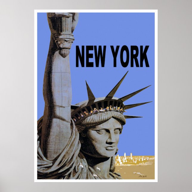 Póster Estatua de la Libertad (Frente)