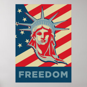 Póster Estatua de la Libertad